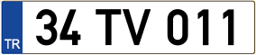 Truck License Plate
